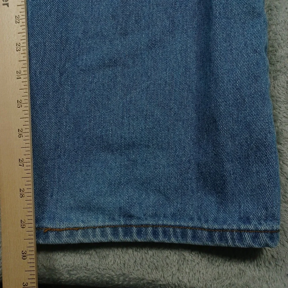 Levis 505 Jeans‎ Mens 40x30 Blue Denim Distressed Pockets Cotton Casual Y2K